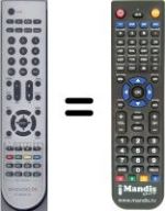 Télécommande équivalente RC-DWW02-V01