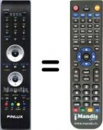 Télécommande équivalente Finlux 42FLHD800