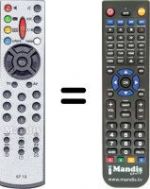 Télécommande équivalente Seleco ISETI74S45W300