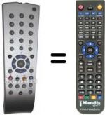 Télécommande équivalente Grundig LXW82-7635CONNECT