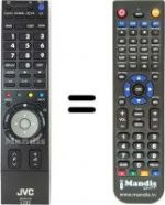 Télécommande équivalente JVC LT-32DE9BU / B