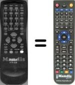 Télécommande équivalente Haier HTR-039
