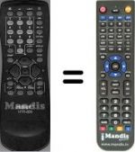 Télécommande équivalente Haier HTR-009