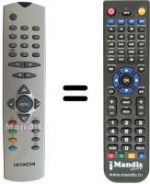Télécommande équivalente Hitachi VS20151670