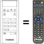 Télécommande équivalente Thomson 249456