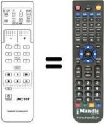 Télécommande équivalente Thomson 70MXC96L