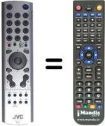Télécommande équivalente JVC HV-28P40BJ