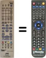 Télécommande équivalente JVC DR-MX10SWK