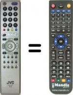 Télécommande équivalente JVC LT32R70SUT