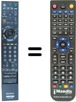 Télécommande équivalente REMCON673