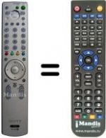 Télécommande équivalente REMCON300