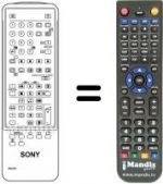 Télécommande équivalente Sony KVX-2130B