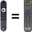 Télécommande équivalente LG 6710T00003B