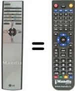 Télécommande équivalente LG RL44SZ21RD