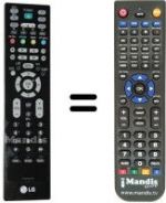 Télécommande équivalente LG MKJ32022806