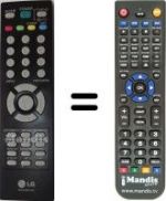 Télécommande équivalente LG MKJ33981404