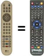 Télécommande équivalente LG AKB30377803