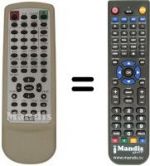 Télécommande équivalente REMCON1381