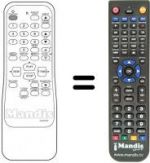 Télécommande équivalente Funai 14TVR1100