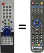 Télécommande équivalente EASY LIVING EL1406C