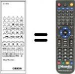 Télécommande équivalente Orion IR6540
