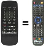 Télécommande équivalente Philips VR46507