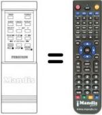 Télécommande équivalente Thorn FV20B