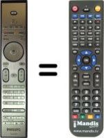 Télécommande équivalente Philips 37PFL9732D / 10