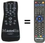 Télécommande équivalente Philips VR400-58