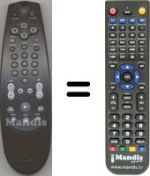 Télécommande équivalente Philips 482221810782