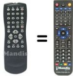 Télécommande équivalente Philips 862266711201