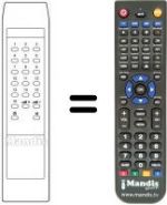 Télécommande équivalente RC143