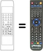 Télécommande équivalente RC144A