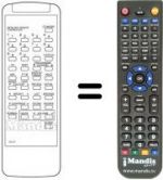 Télécommande équivalente RC37