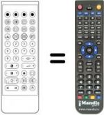 Télécommande équivalente RC505