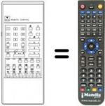 Télécommande équivalente RC5373