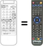 Télécommande équivalente RC885