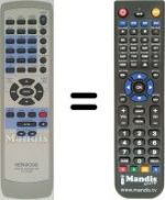 Télécommande équivalente RC-F0309E