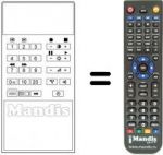 Télécommande équivalente RC-F552