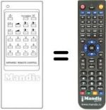 Télécommande équivalente RC-K144