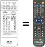 Télécommande équivalente RC-V55A