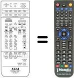 Télécommande équivalente RC-V67A