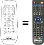 Télécommande équivalente RC-X101E