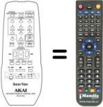 Télécommande équivalente RC-X121E