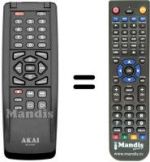 Télécommande équivalente RC-Y101F