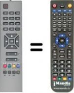 Télécommande équivalente RC1241