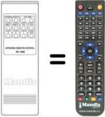 Télécommande équivalente RC1409