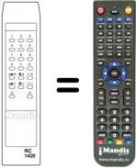 Télécommande équivalente RC1420