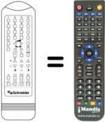 Télécommande équivalente RC201