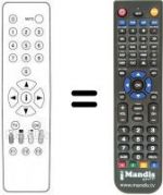 Télécommande équivalente RC211